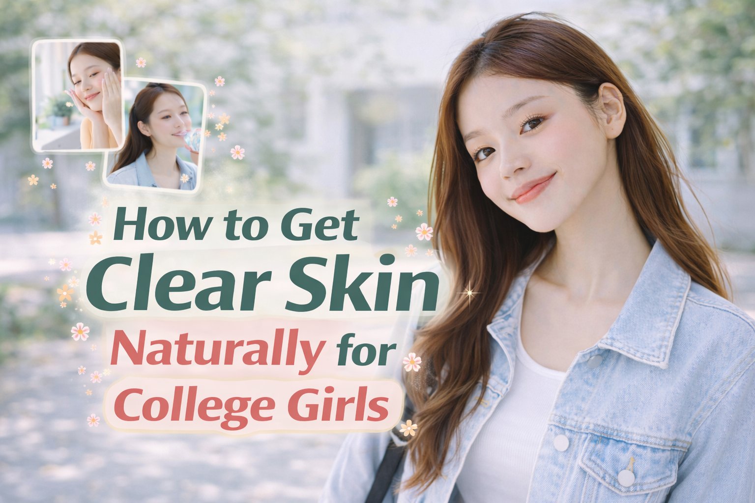 How to Get Clear Skin Naturally for College Girls