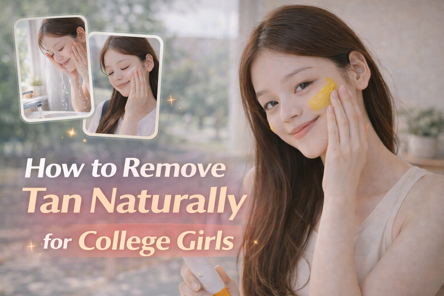 How to Remove Tan Naturally for College Girls